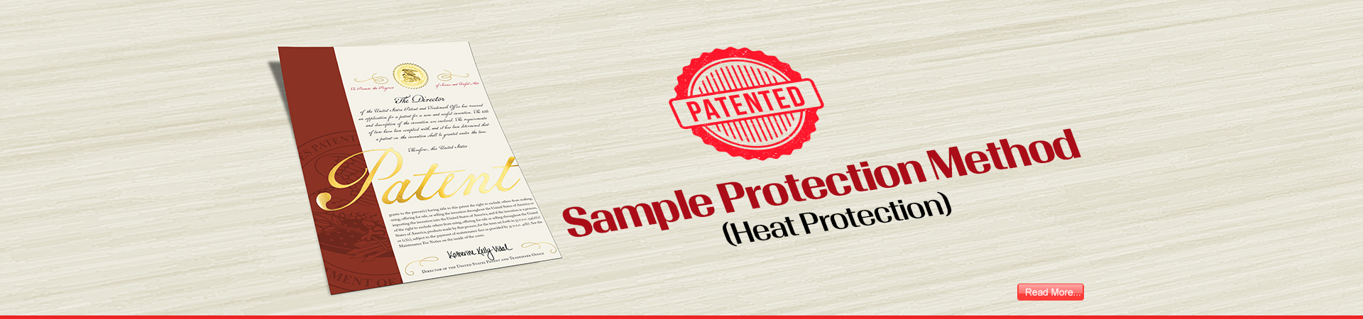 Sample protection method