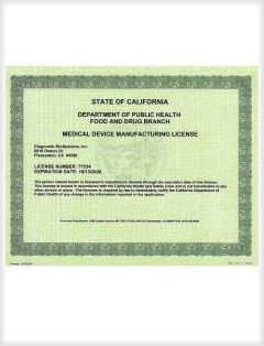 Medical Device Manufacturing License